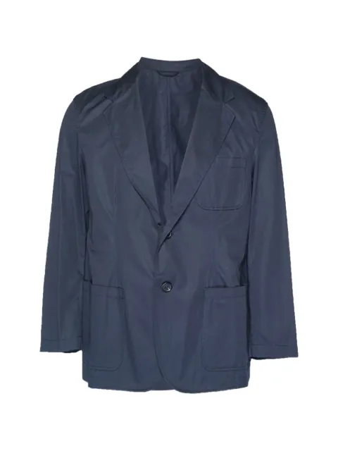 Lanvin Pre-Owned patch-pocket blazer Blue 1307069