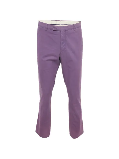 Ralph Lauren Vintage Greenwich belt-loop trousers Purple 1333137