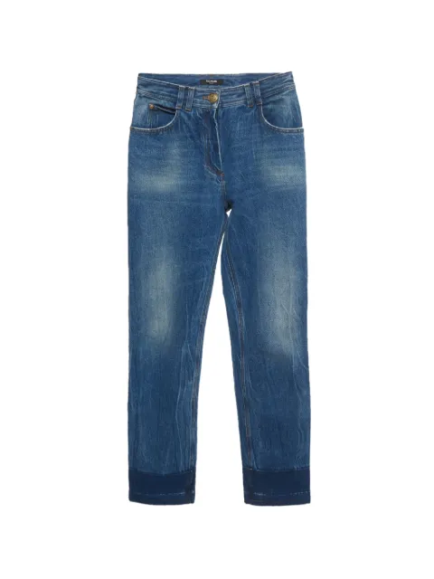 Balmain Pre-Owned straight-leg jeans Blue 1278555