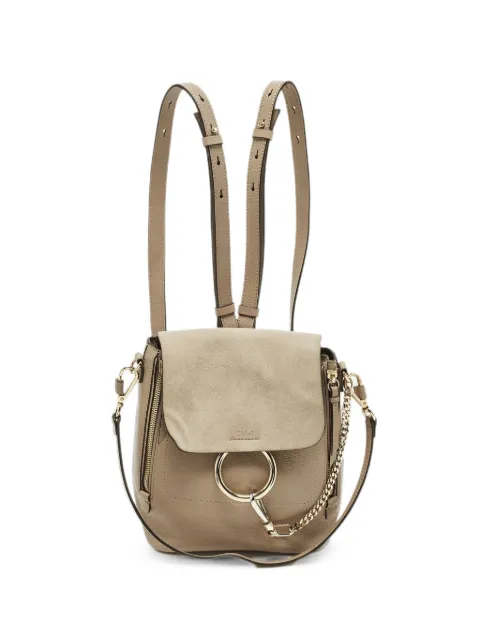 Chloé Pre-Owned Faye Day backpack Neutrals 1277852