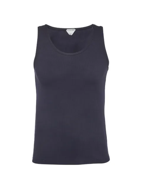 Bottega Veneta Pre-Owned ribbed-knit tank top Blue 1311980