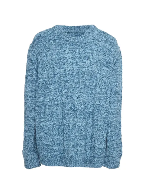 Maison Martin Margiela Pre-Owned textured knit oversized knitwear Blue 1313784