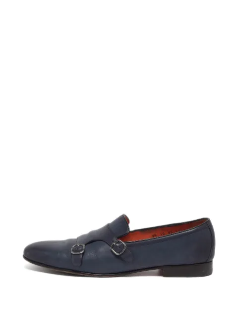 Santoni double-strap shoes Blue 1285886