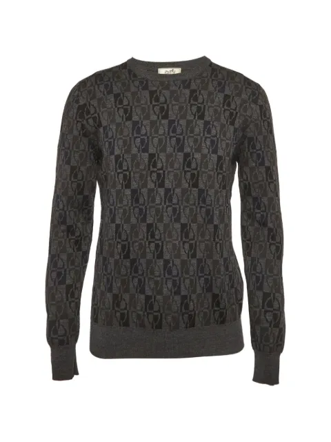 Hermès Pre-Owned wool sweater Grey 1304589