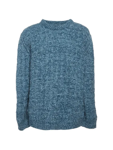 Maison Martin Margiela Pre-Owned oversized textured sweater Blue 1312157