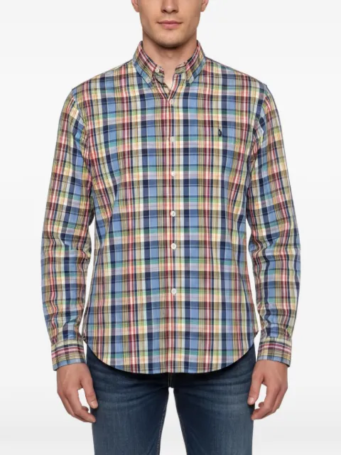 Polo Ralph Lauren Vintage plaid-pattern button-down shirt Blue 1341035