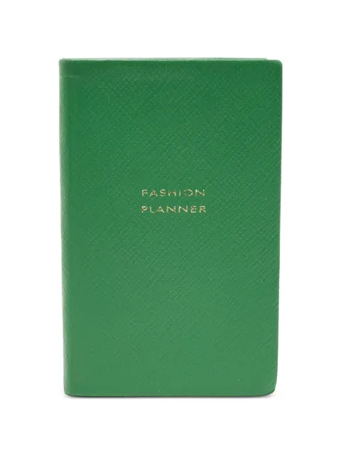 Smythson fashion planner leather planner Green 1267087