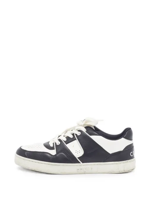 Celine Pre-Owned CT-07 leather sneakers Black 1337698