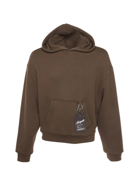 Axel Arigato Title tag-detail hoodie Brown 1330877