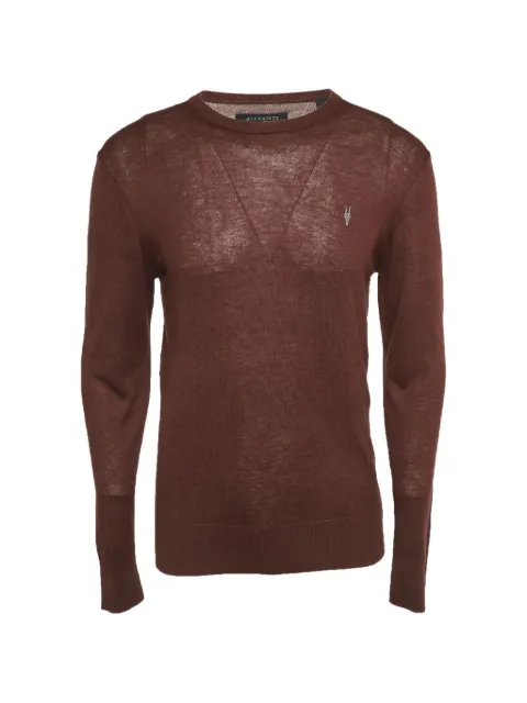AllSaints Nomo crew-neck sweater Brown 1305485