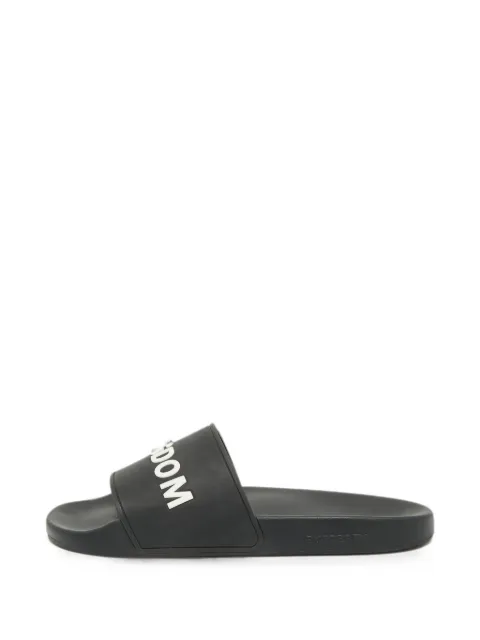 Burberry Pre-Owned embossed slides Black 1305534