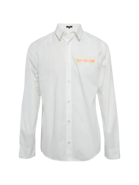 Versus Pre-Owned logo-print shirt White 1272073