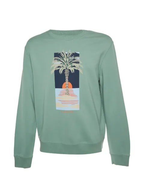 Lanvin Pre-Owned graphic-print crewneck sweatshirt Green 1330853