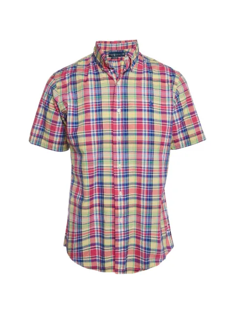 Ralph Lauren Vintage plaid-pattern short-sleeve cotton shirt Red 1327608