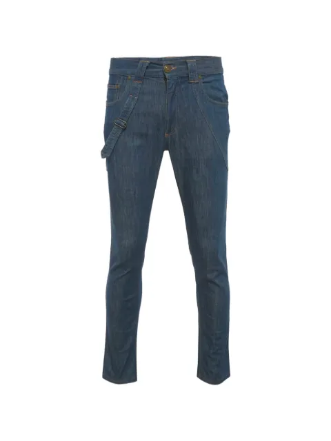 Alexander McQueen Pre-Owned panelled jeans Blue 1274595