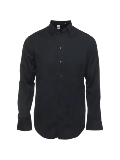 Armani Vintage long-sleeved shirt Black 1332998