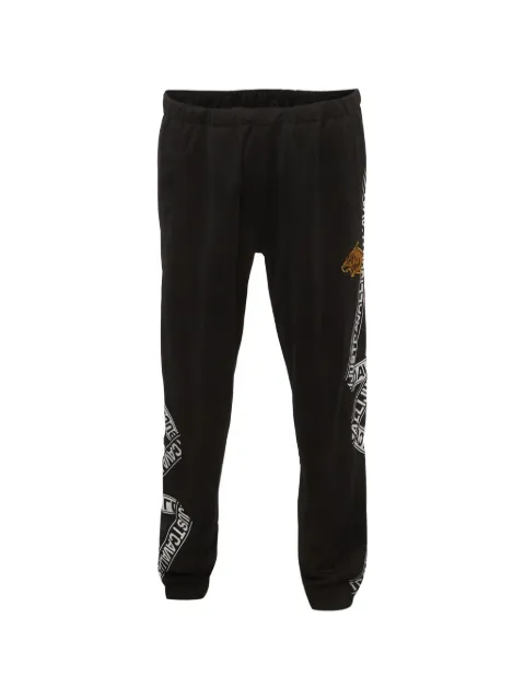 Just Cavalli Vintage logo-tape track pants Black 1349123
