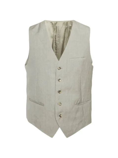 Kenzo Pre-Owned button-up waistcoat Neutrals 1273835
