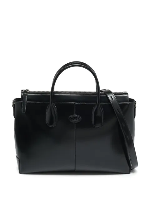 Tod's Vintage medium Di Bag leather tote bag Black 1291564