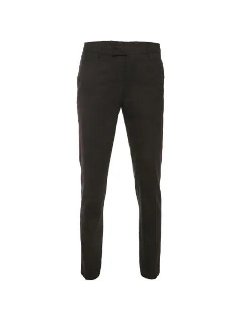 Christian Dior Pre-Owned windowpane-pattern trousers Grey 1265152