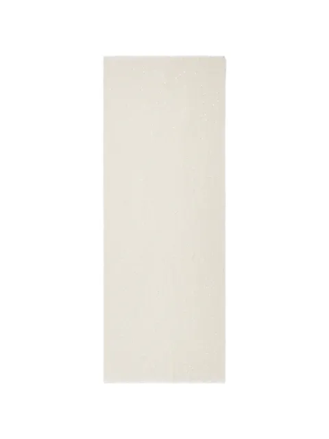 Peserico sequin-embellished frayed scarf Neutrals A31549C0CC889