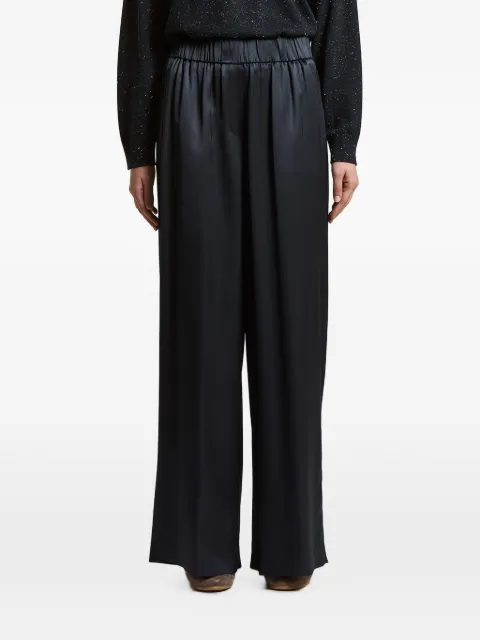 Peserico satin-finish trousers Blue A0405206638
