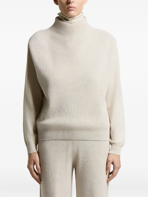 Peserico ribbed high-neck jumper Neutrals A99861F129U470