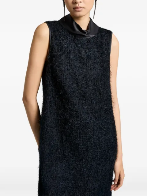 Peserico bouclé-texture sleeveless mini dress Blue A02205A7272