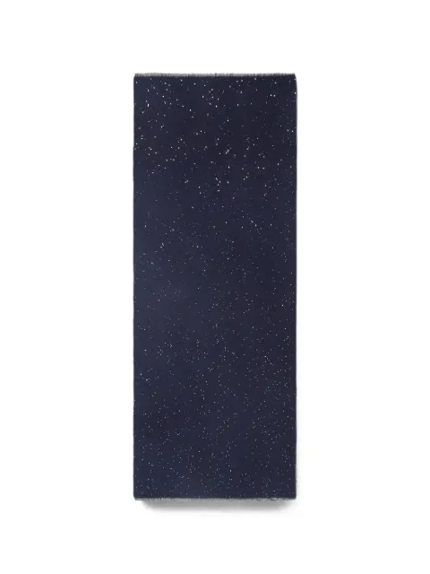 Peserico sequin-embellished frayed scarf Blue A31549C0CC889