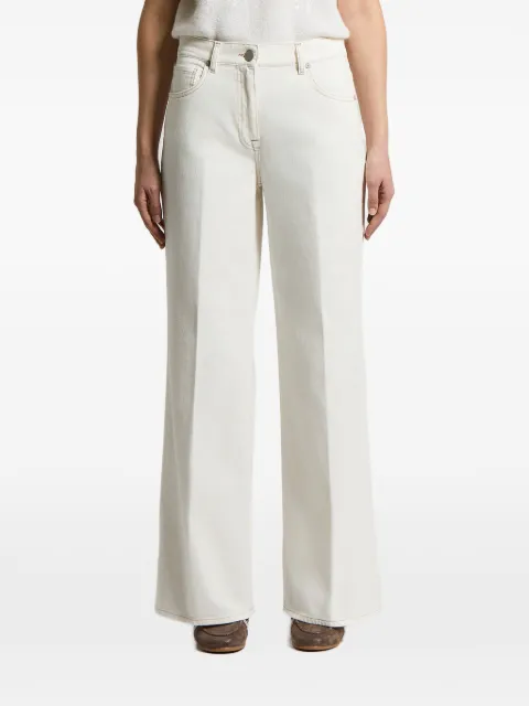 Peserico pressed-crease jeans White A04756TS07957