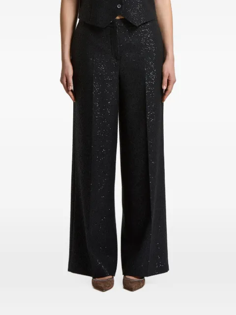 Peserico sequin-embellished trousers Blue A0488701515
