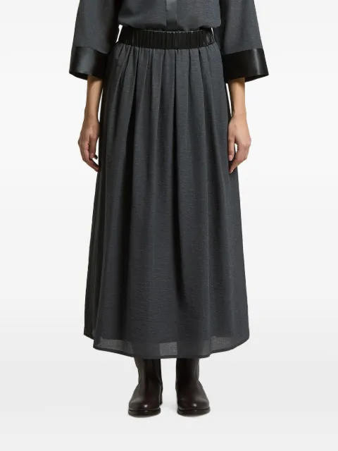Peserico pleated midi skirt Grey A05238A8867
