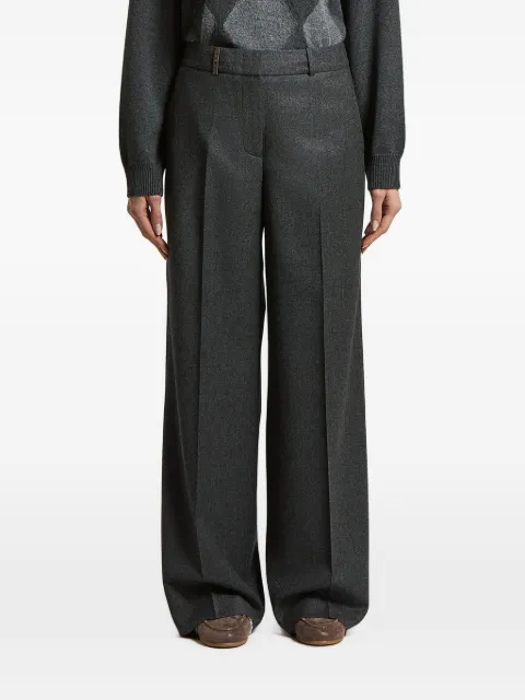 Peserico pressed-crease trousers Grey A0433503359