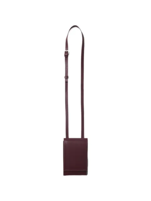 Peserico calf leather foldover crossbody mini bag Purple A38395C0CC875