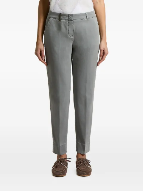 Peserico pressed-crease trousers Grey A04718T302479