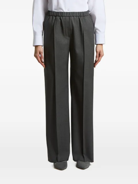 Peserico elasticated-waistband trousers Grey A0484403472