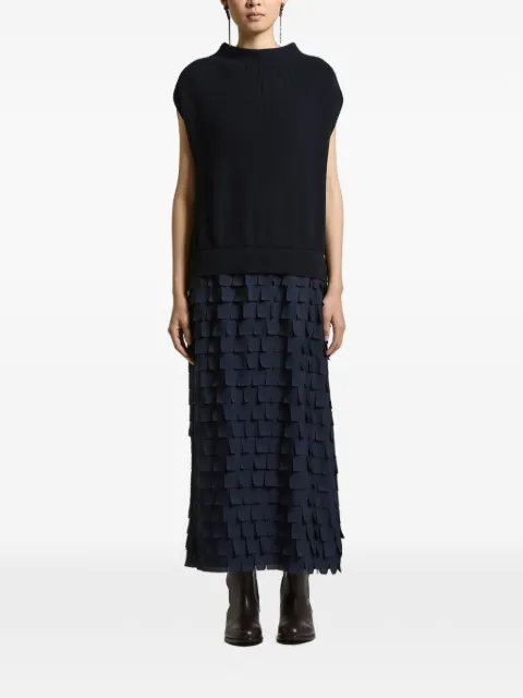 Peserico layered maxi dress Blue A82153F14C9163