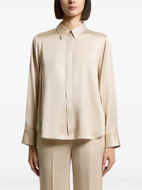 Peserico satin-finish shirt Neutrals A0600306638