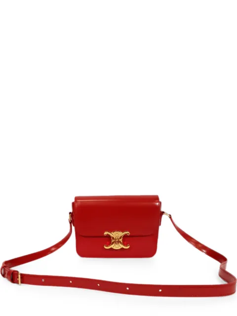 Celine Pre-Owned Classique Triomphe shoulder bag Red RFCPUGBBA747873W