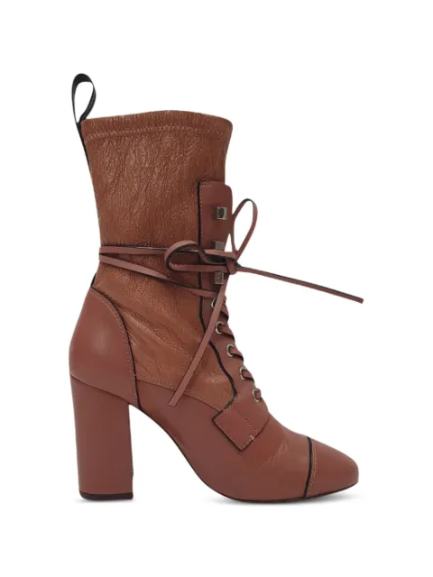Stuart Weitzman Veruka lace-up ankle boots Brown RFCPUGBSH749463W