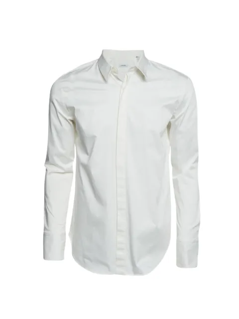Ferragamo Pre-Owned long-sleeve shirt Neutrals 1360178