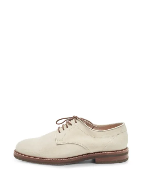 Brunello Cucinelli suede Oxford shoes Grey 1359148