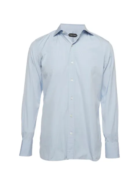 Tom Ford Vintage long-sleeve shirt Blue 1323512