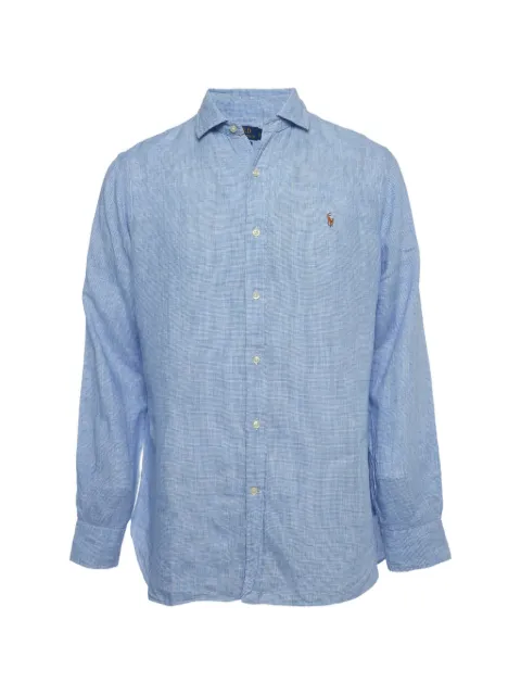 Polo Ralph Lauren Vintage houndstooth-pattern shirt Blue 1333713
