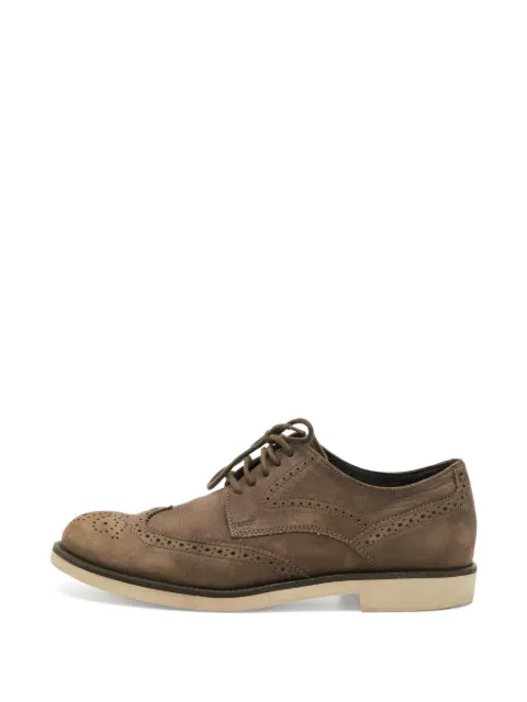 Tod's Vintage lace-up Oxford shoes Brown 1312637