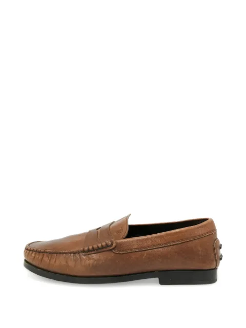 Tod's Vintage leather loafers Brown 1299617