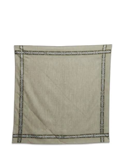 Dunhill patterned handkerchief Green 1266139