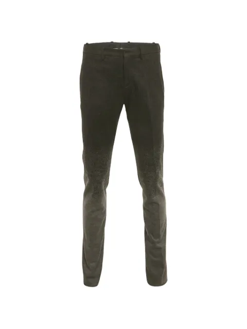 Neil Barrett ombre skinny-fit trousers Green 1264395