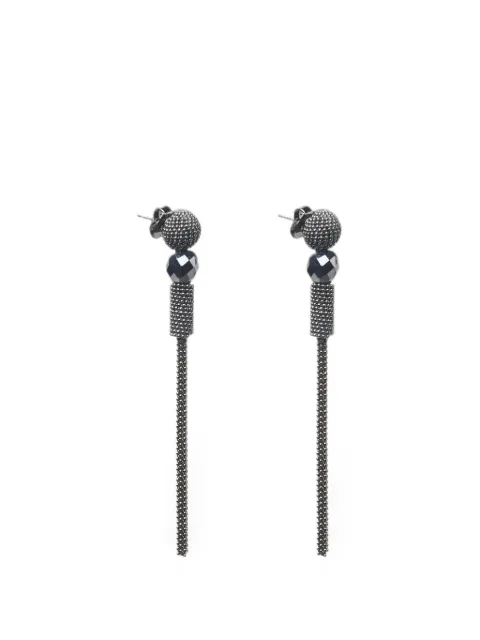 Peserico beaded drop earrings Silver A35531C0CC903