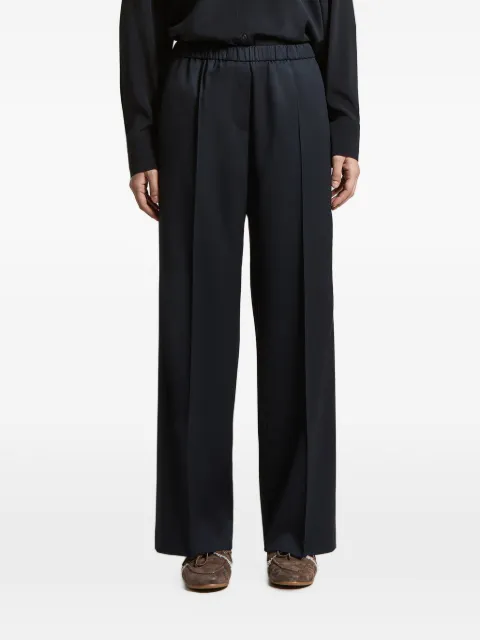 Peserico elasticated-waistband palazzo pants Blue A04344D02566